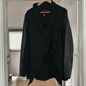 Spanx black sweater/jacket